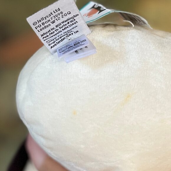 Very Rare Retired Jellycat Yule Snowman, NWT with One Flaw (NOTE description) - Picture 6 of 8